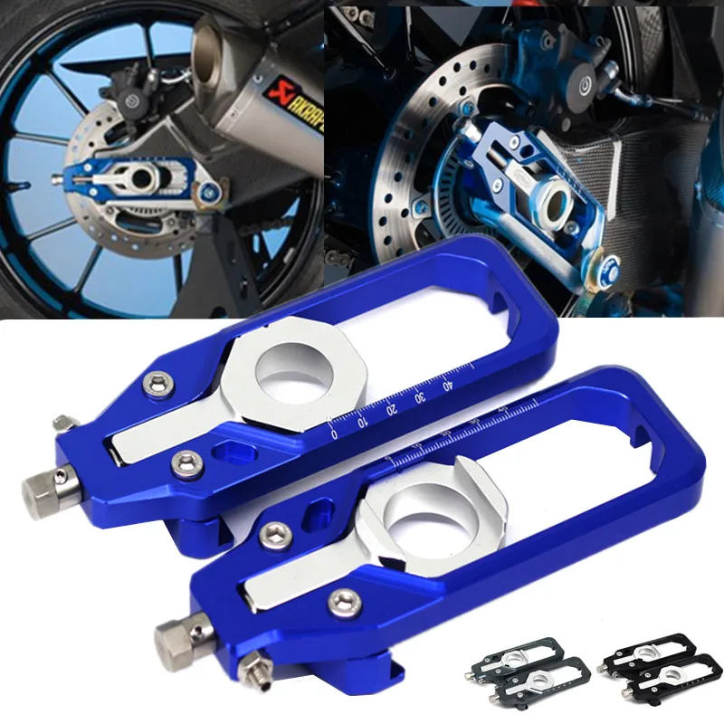 

S1000RR Motorcycle CNC Left & Right Chain Adjusters with Spool Tensioners Catena Accessories For BMW S 1000RR s1000rr 2009-2016