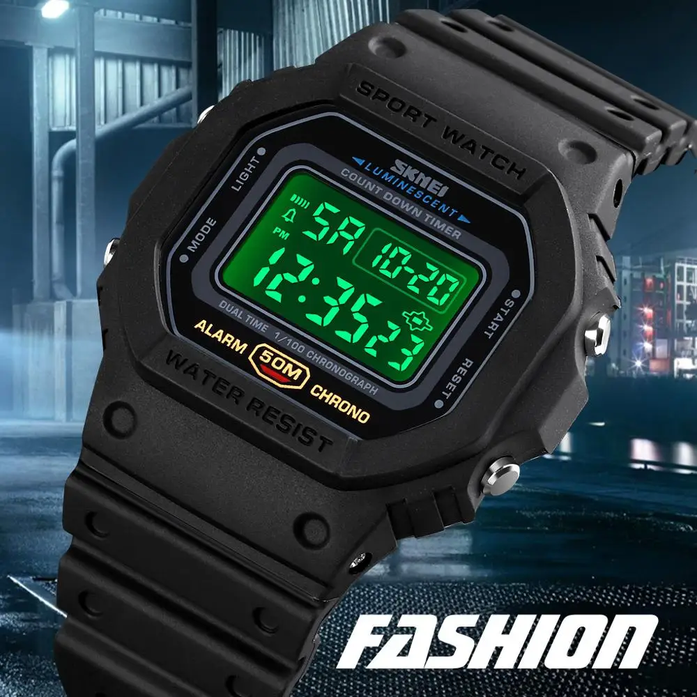 

Top Brand Luxury Watch Men LED Display Digital Men's Watch Military Date Stopwatch Clock Male Sport Watches Relogio Masculino