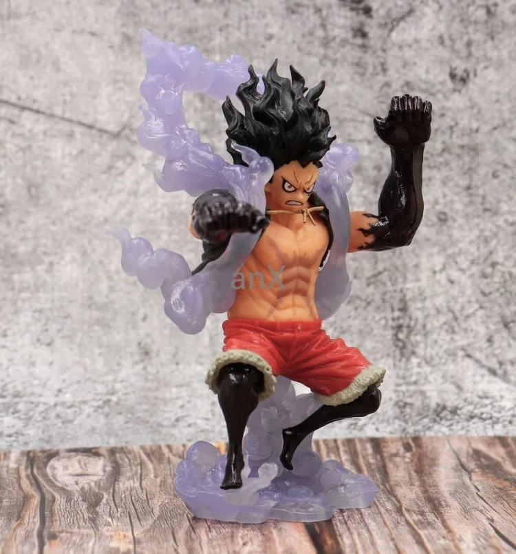 

18 CM Anime One Piece King of Artist The Snake Man Luffy Snakeman One Piece Monkey D Luffy Gear 4 Figure PVC Collectible Toys