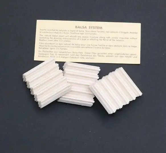 10 шт./лот 9 мм трубка для сигарет курения деревянный фильтр 6 Balsa фильтры табачная