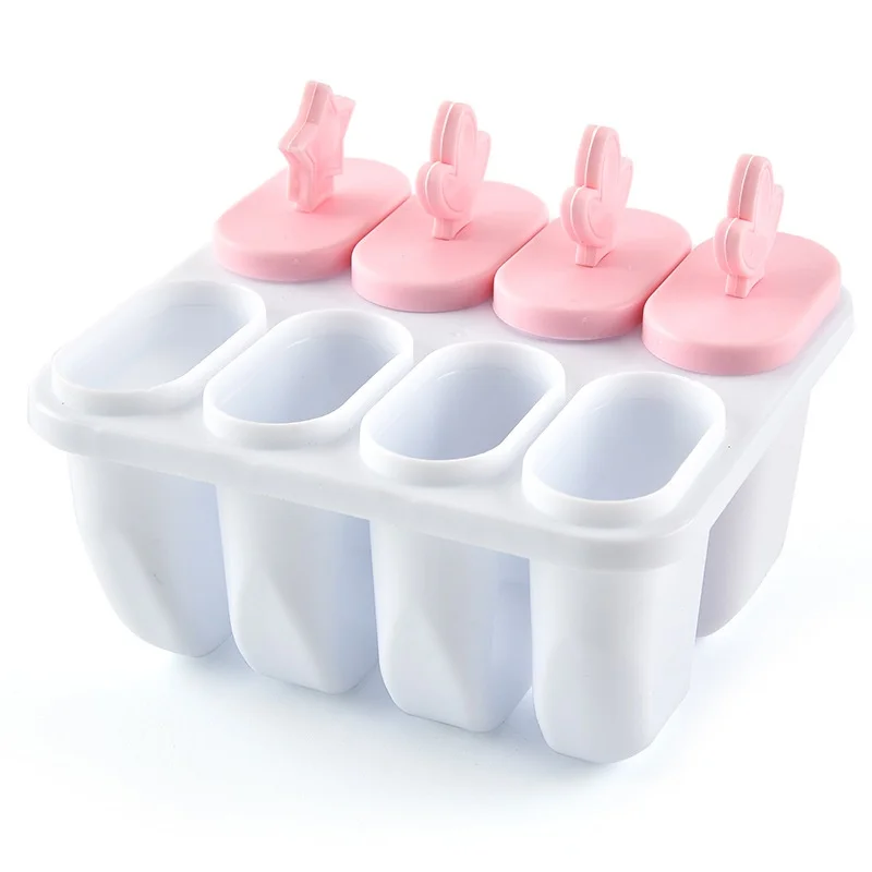 

Silicone Ice Cream Mold Diy Homemade Temperature Resistance Popsicle Ice Cube Trays Ice Cream Molds Reusable Home Kitchen Gadget