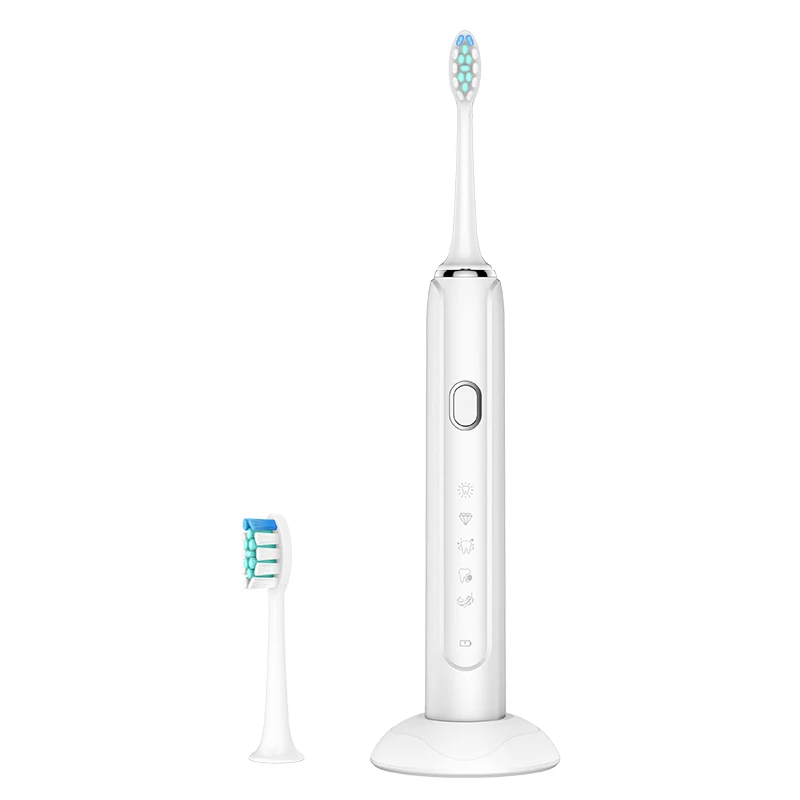 Electric Toothbrush Sonic Vibration Inductive Charging IPX7 Waterproof Soft Adult | Бытовая техника