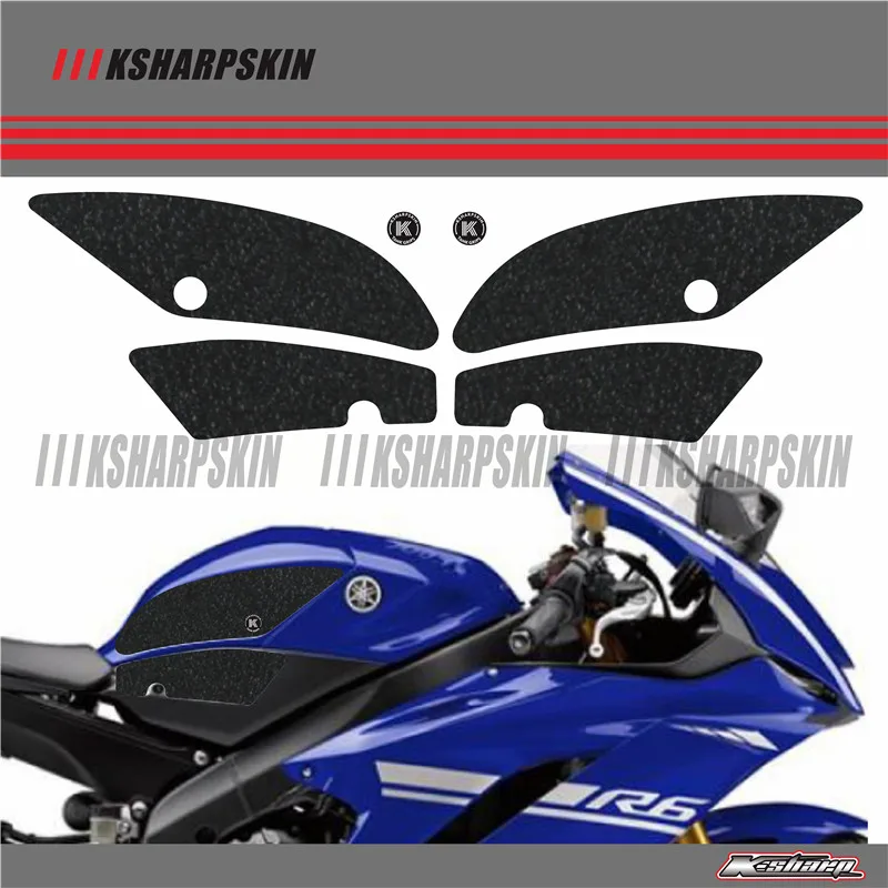 

ADESIVI 3D Sticker Decal Emblem Protector Tank Pad Tank grip For YAMAHA 2017-2018 YZF R6