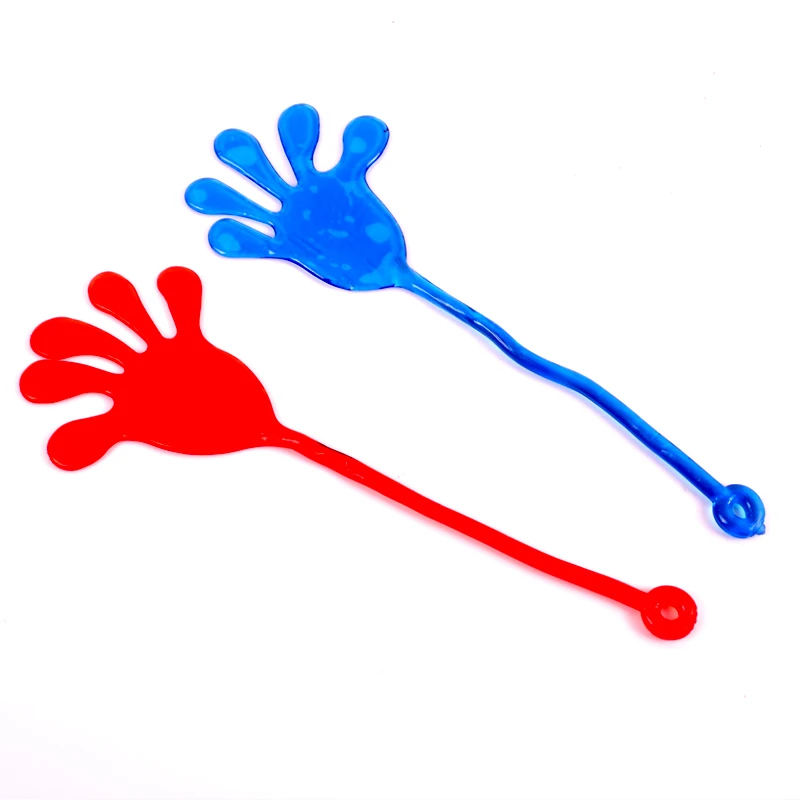 Дети 5 шт дети весело липкие ладони рук эластичный липкий пощечину ладонь Игрушка