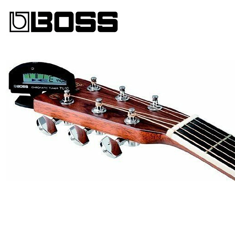 BOSS TU-10-BK Clip-On Цвет Дисплей хроматические инструмент тюнер бас-гитары | Спорт и