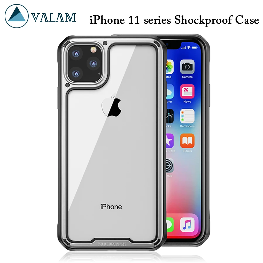 Роскошный бронированный силиконовый мягкий чехол для iPhone 11 Pro Max противоударный