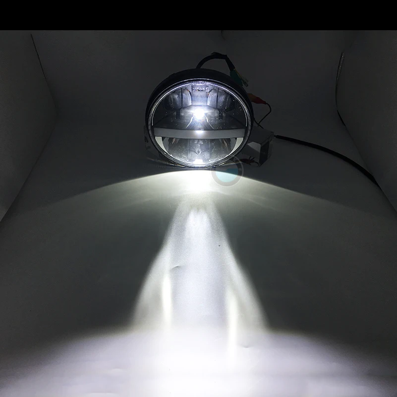 7 дюймов светодиодные фары с полосы света &quotСВЕТОДИОДНАЯ головная фара дальнего