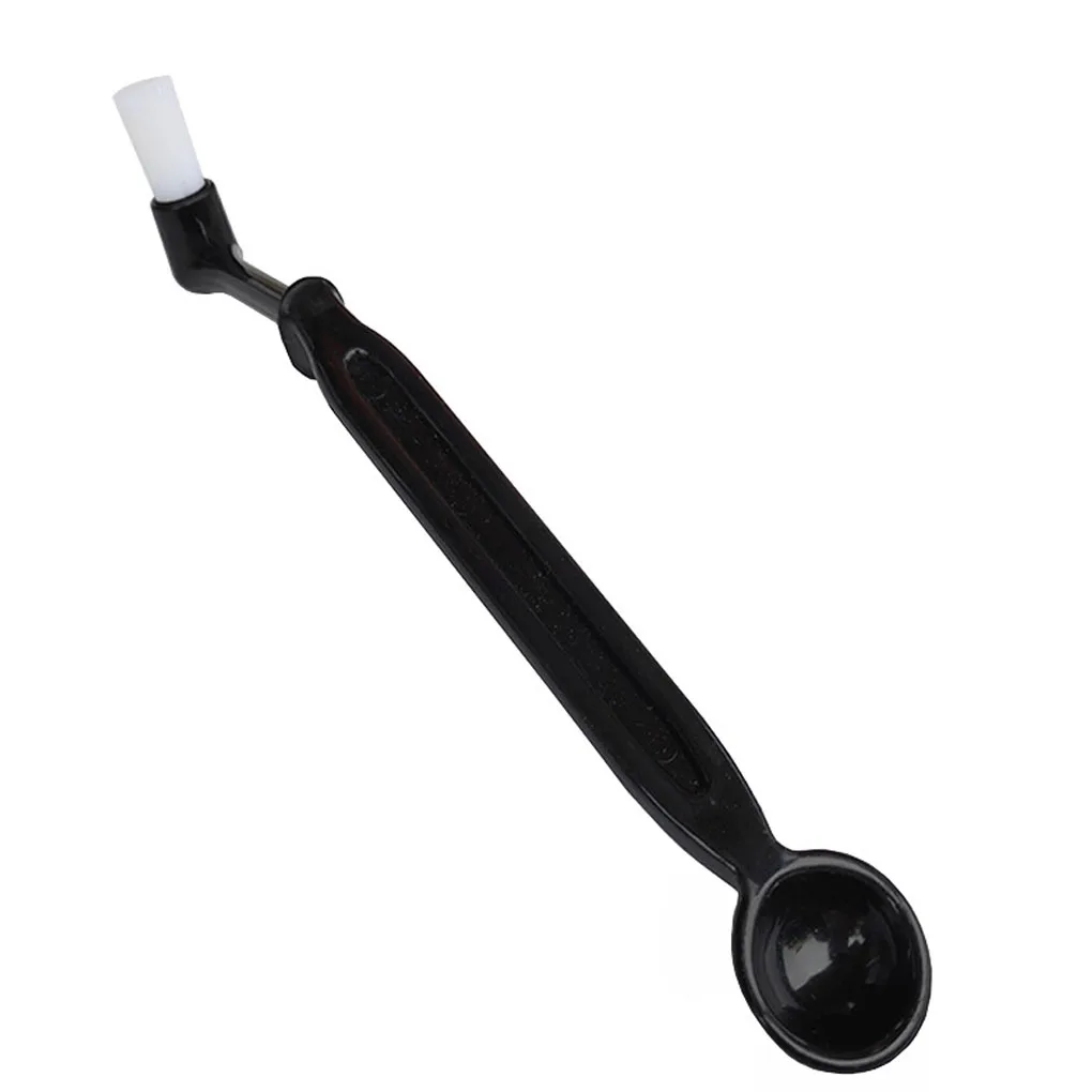 Dual-Use Coffee Machine Cleaning Brush Coffee Maker Espresso Machine Cleaning Tool With Spoon