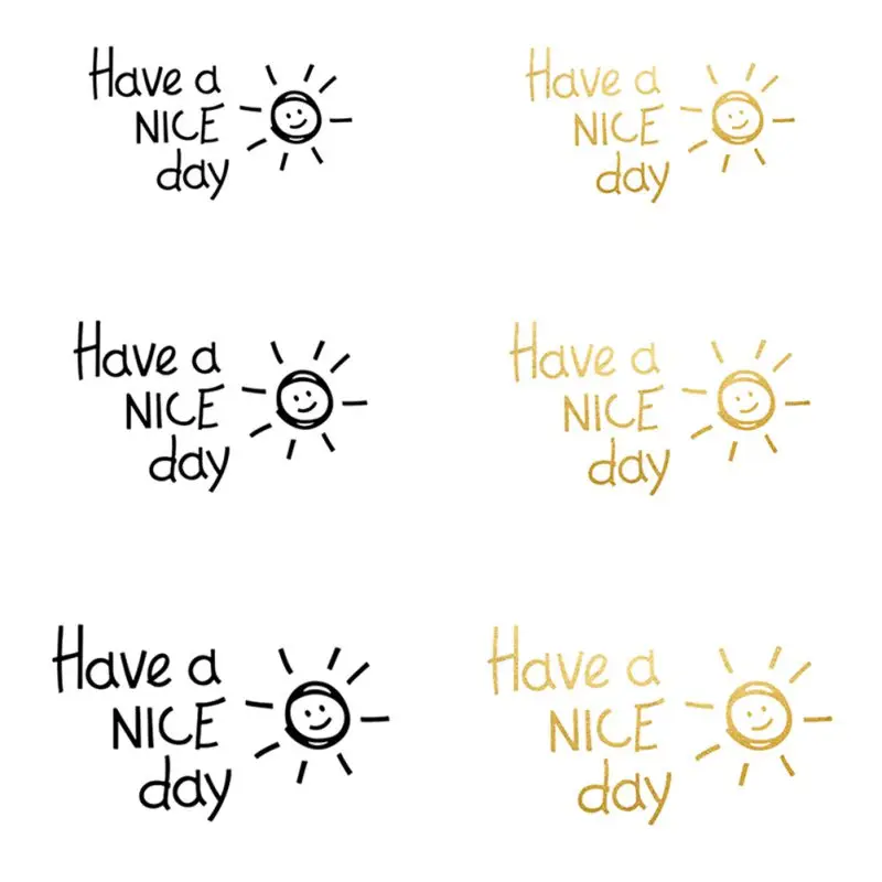 

Have a Nice Day 3D Acrylic Mirror Wall Sticker For Kids Room Home Decor Living Room Bedroom Acrylic Mural Art Decals