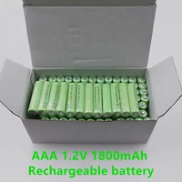 100 new aaa rechargeable 1 2v 1800mah aleivy batteries for electronic equipment for flashlight mp3 backup battery