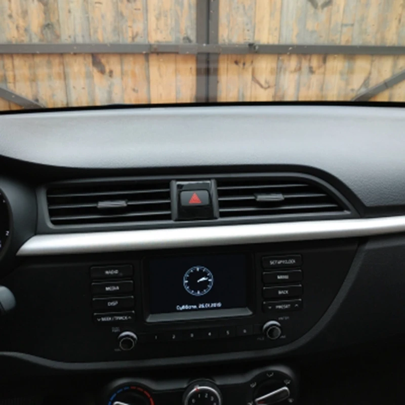 5 шт./компл. Автомобильная хромированная круглая крышка для воздуховыпускного