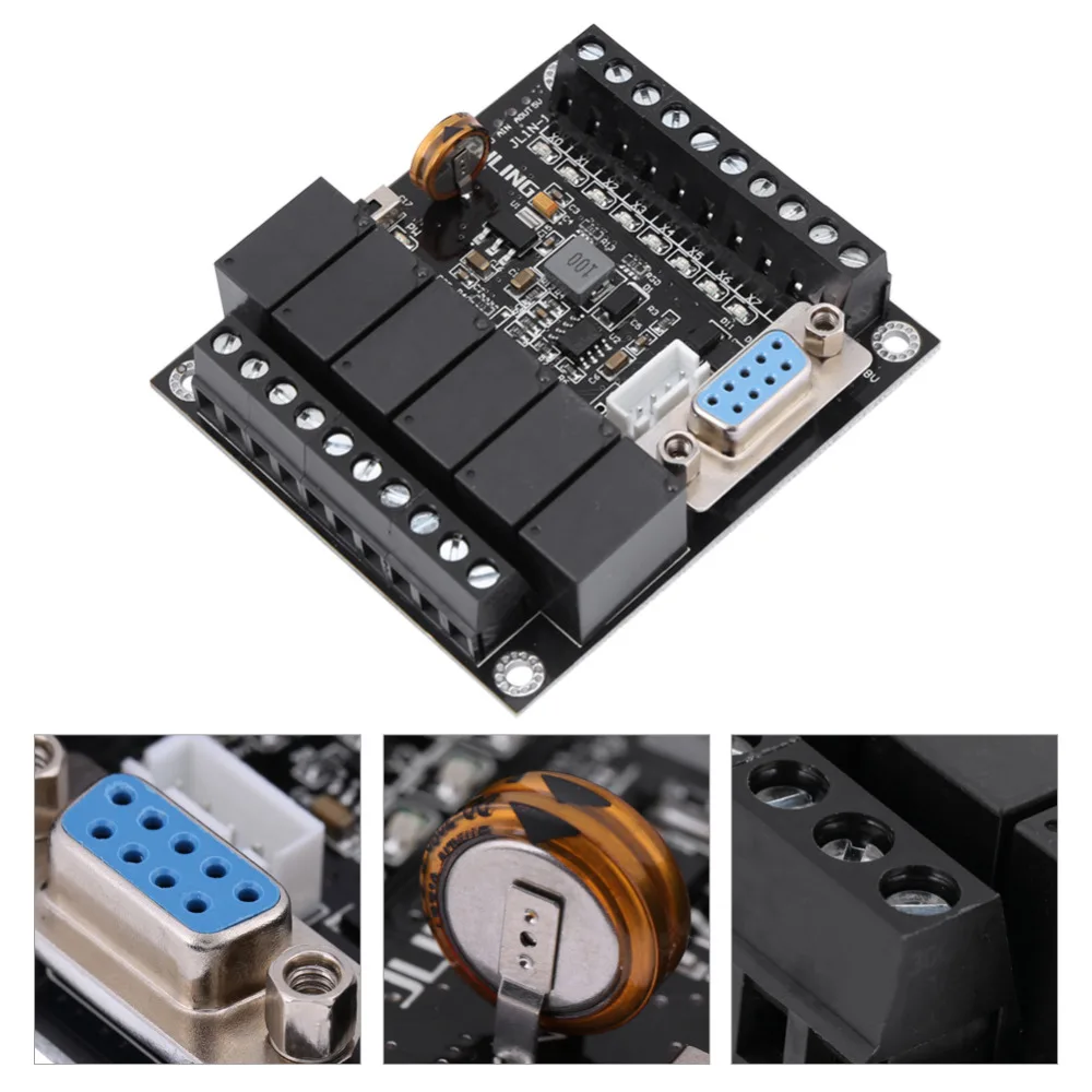 24V PLC реле промышленный программируемый пульт управления FX1N-14MR релейный модуль |