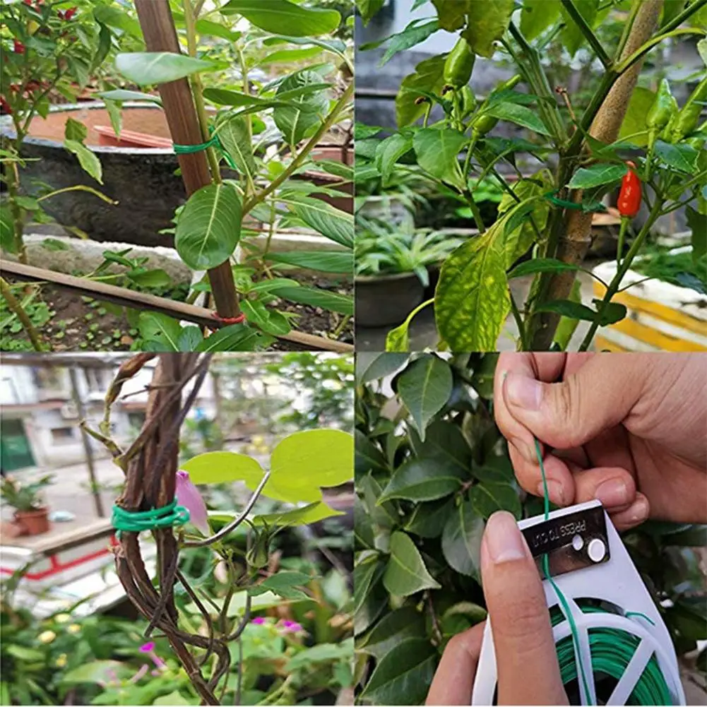 ПВХ железные многофункциональные кабельные стяжки для украшения садовых