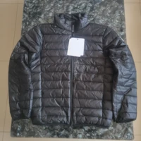 2021 new spring and autumn lightweight down jacket stand up collar coat plus size mens thin 90 white duck down jacket