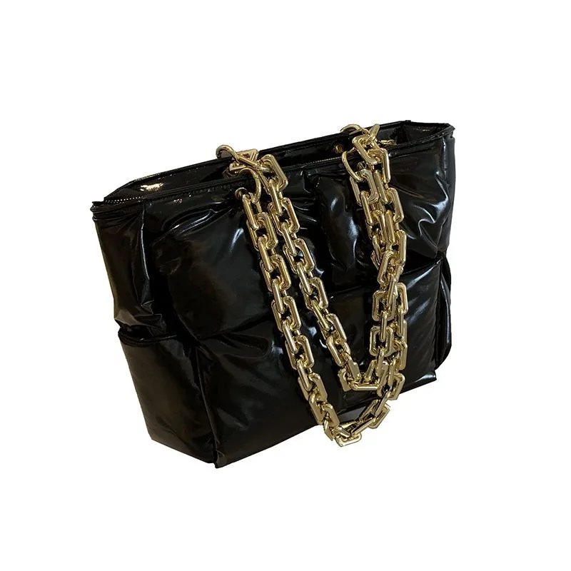 

2020 new large-capacity rhombic chain bread lattice bag female waterproof armpit bag handbag shoulder bag
