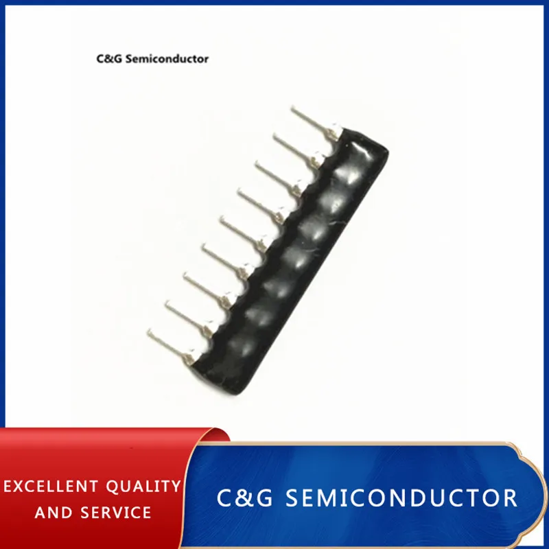 100 шт. A09-103 SIP-9 10K Ohm 5% 8 комбинированный резистор сетевой массив 9 контактов (1K 3 K 4 7 20K