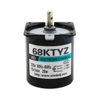1 шт. 50KTYZ постоянный магнит AC220V 50 Гц 6 Вт редуктор скорости с высоким крутящим моментом синхронный мотор-редуктор положительный и отрицательный инверсия