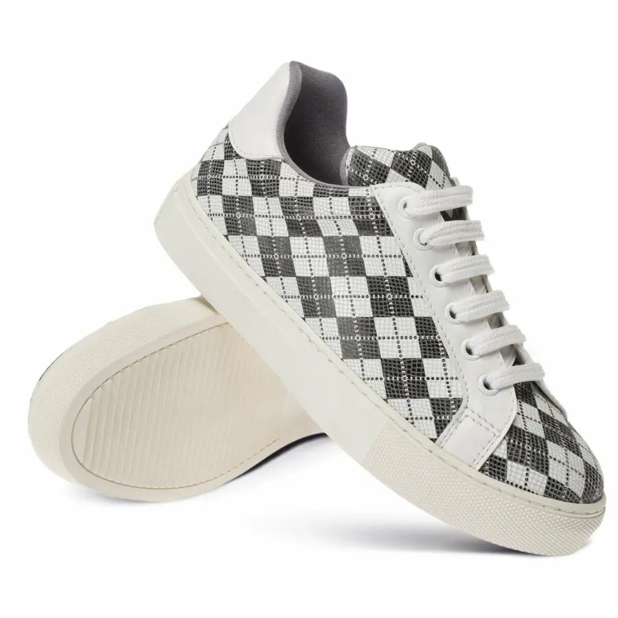 

Sneakers Women Deery, Genuine Leather White Women'S Sneaker