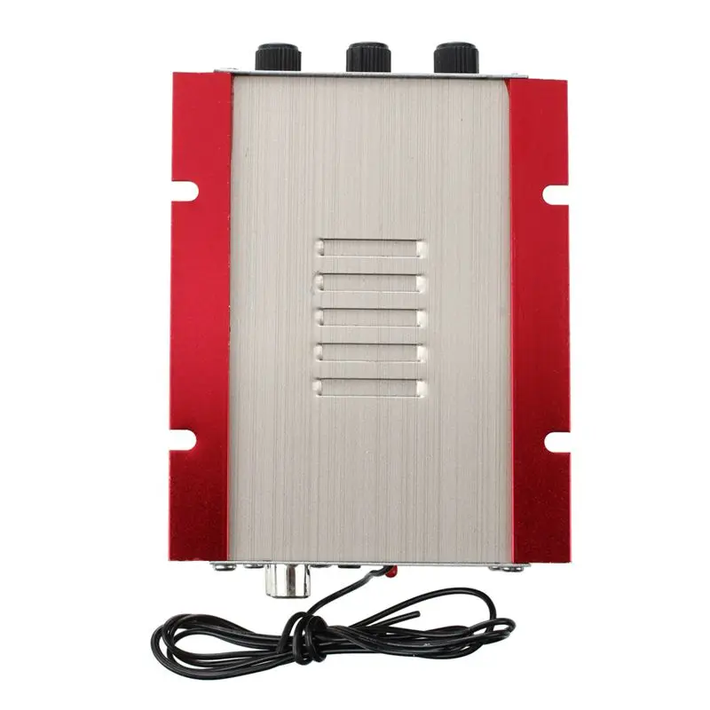 Amplifier Amp + Remote Speaker for 2-channel 500W Car Auto MOTO boat USB MP3 FM red | Электроника