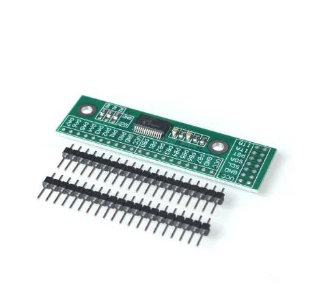 Синий MCP23017 igc интерфейс 16 бит I/O Модуль расширения, штыревая панель плата IIC к GIPO конвертер 25mA1 привод питания для Arduino и C51 - Цвет: Синий