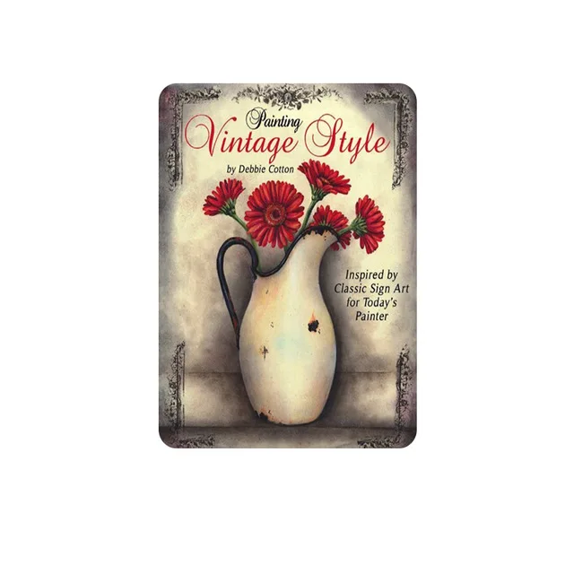 Декоративные цветы/корова собака животное жестяной знак винтажный диск табличка