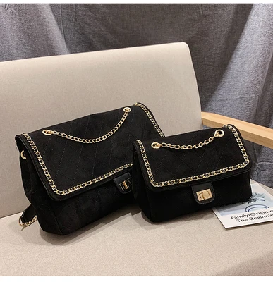 Женская сумка на цепочке Lingge вместительная сумка-мессенджер плечо для женщин