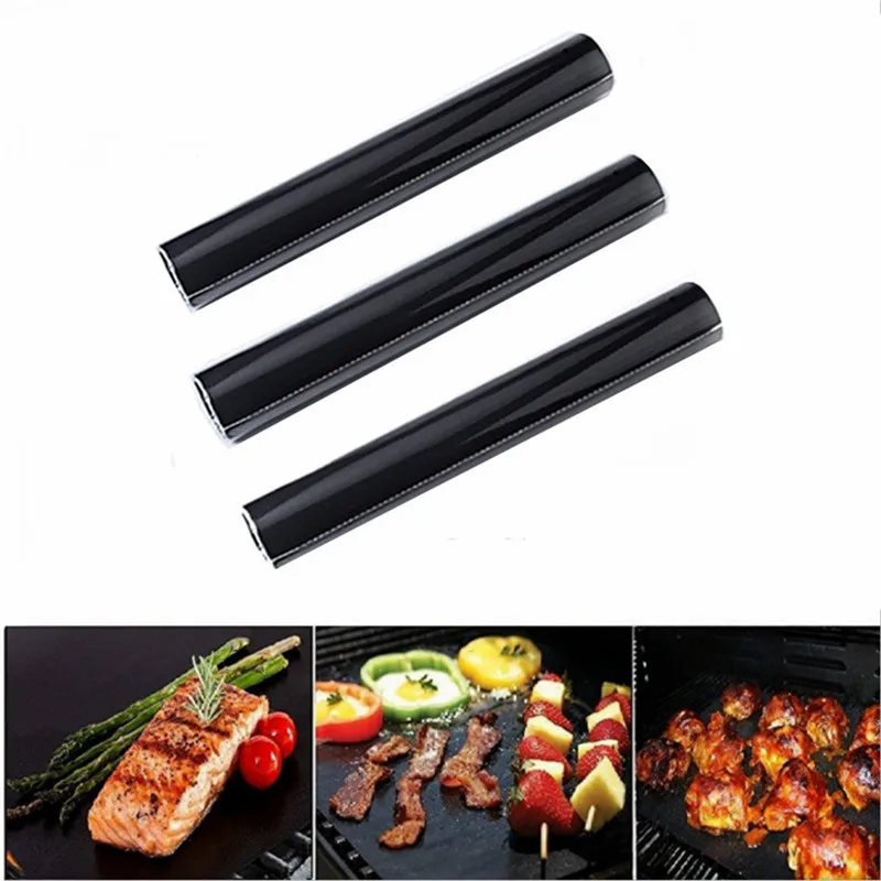 

40X33CM BBQ Grill Mat Non Stick BBQ Tools Grill Liners Grill Barbecue Liner Reusable Mat BBQ Accessories Baking Accessories