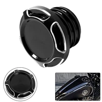 motorcycle fuel gas tank decorative aluminum oil cap black for harley sportster xl1200 883dyna softail fatboy touring flhr