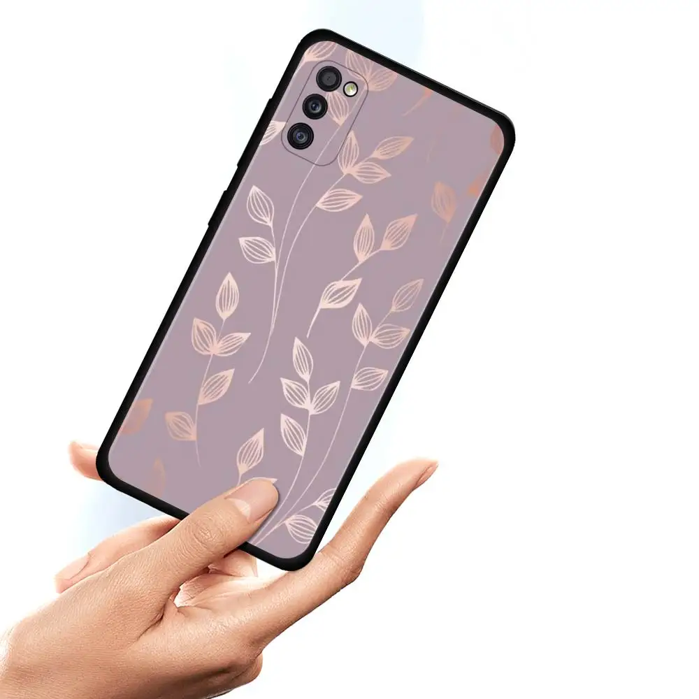 hot flower leaf shell for samsung galaxy a71 a52 a51 a91 a72 a42 a41 a32 a31 a21s a21 a12 a11 a02s cover soft case tpu fundas free global shipping