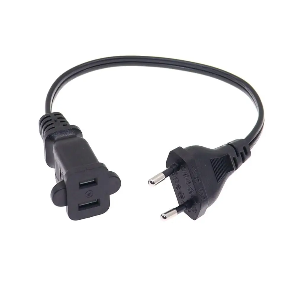 European Schuko CEE7/16 Plug to USA Socket Power Adapter Cable EU Male US Nema 1-15R Cord 30CM | Обустройство дома