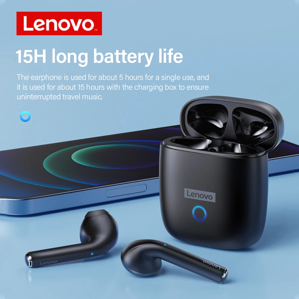 

TWS-стереонаушники Lenovo LP50 с поддержкой Bluetooth и сенсорным управлением