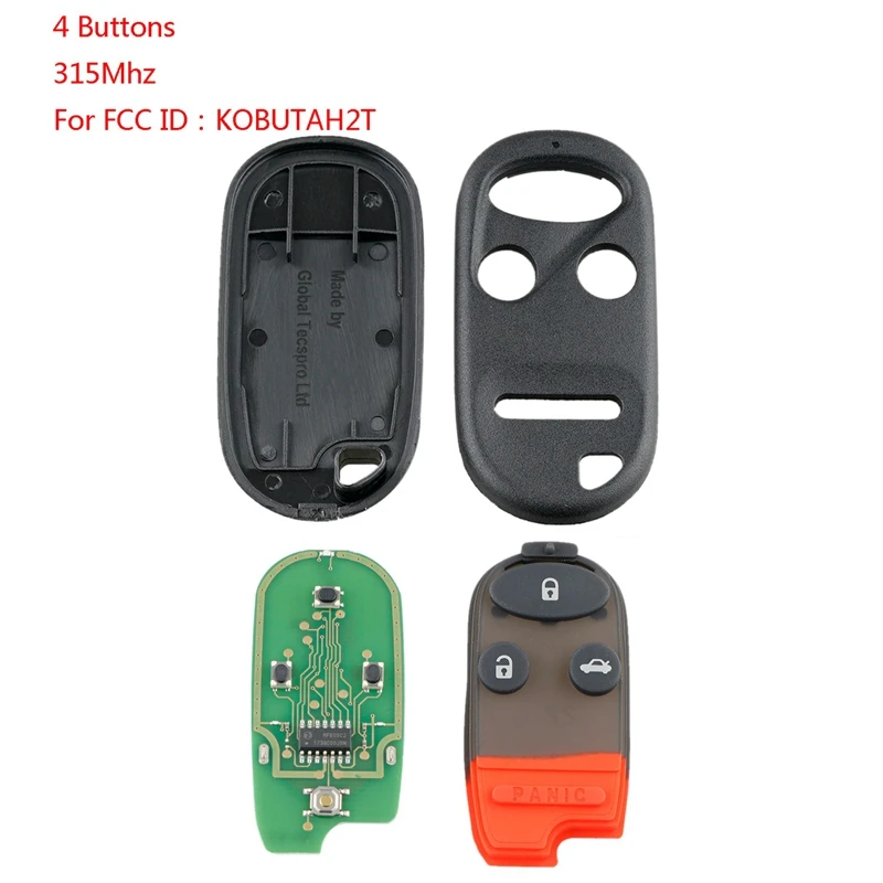 Car Smart Remote Key 3+1 Buttons Fob Fit for Honda Accord 1998-2002 315Mhz Kobutah2T | Автомобили и мотоциклы