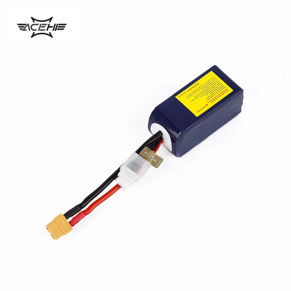 1 шт. ACEHE 15,2 V 1600mAh 50C 4S1P 24,32wh с XT60 вилкой высокого напряжения Lipo батарея