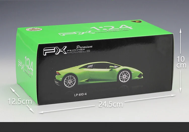 Новая модель классического игрушечного автомобиля WELLY 1:24 спортивного Huracan LP610 из