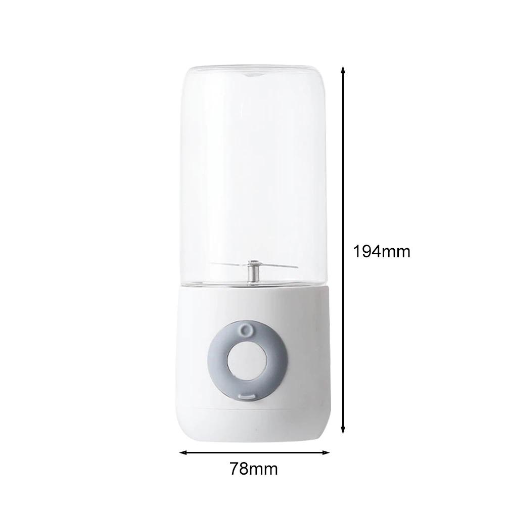 

500ml Juicer Blender Portable USB Rechargeable Mini Home Food Processor Smoothie Maker Mixer Juicer Machine Food Processor Cup