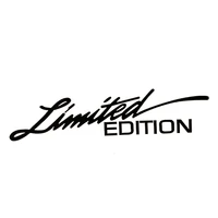 car laser limited edition english sticker auto fashion styling reflective decal stickers decoration