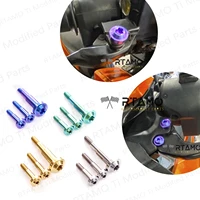 cnc lever bolts rtamo titanium alloy brake lever bolts kit fit for clickvario 125150