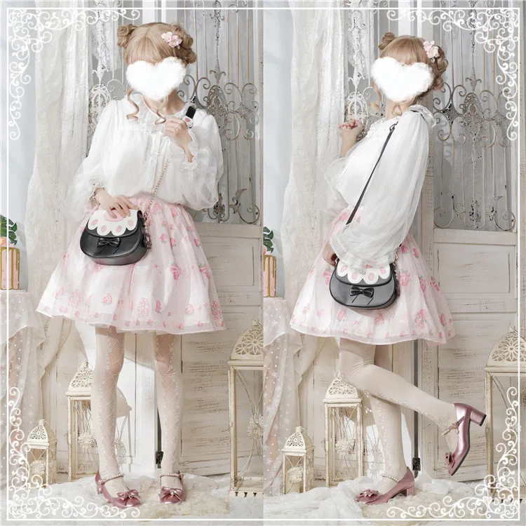 

Teenage Girls Cute Cat Paw Lolita Fashion Shoulder Bag Messenger Bags Japanese Anime Cosplay JK Uniform Kawaii Cat Handbag