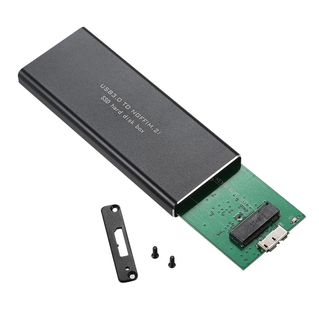 

NGFF M.2 to USB 3.0 5Gbps SSD Enclosure Adapter Storage Case with UASP Support 2230 / 2242 / 2260 / 2280 mm