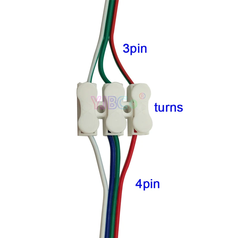 50 100 шт. 2pin/3pin пружина без сварки винтов быстрый соединитель провод зажим кабеля