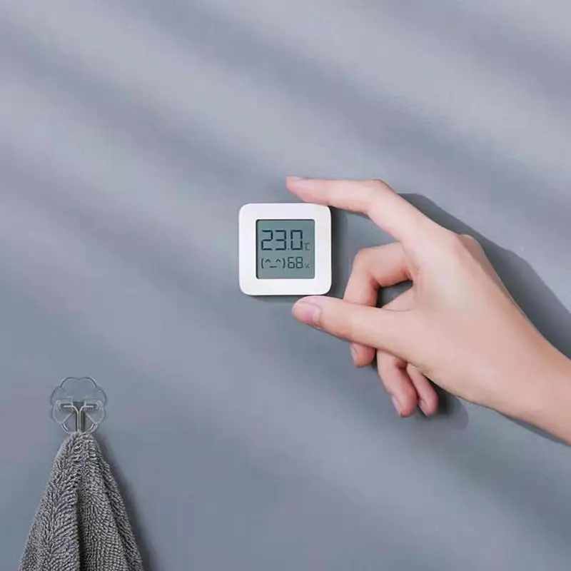 Термометр-Гигрометр 2 Smart Bt ЖК-экран цифровой Mijia Bluetooth датчик температуры и
