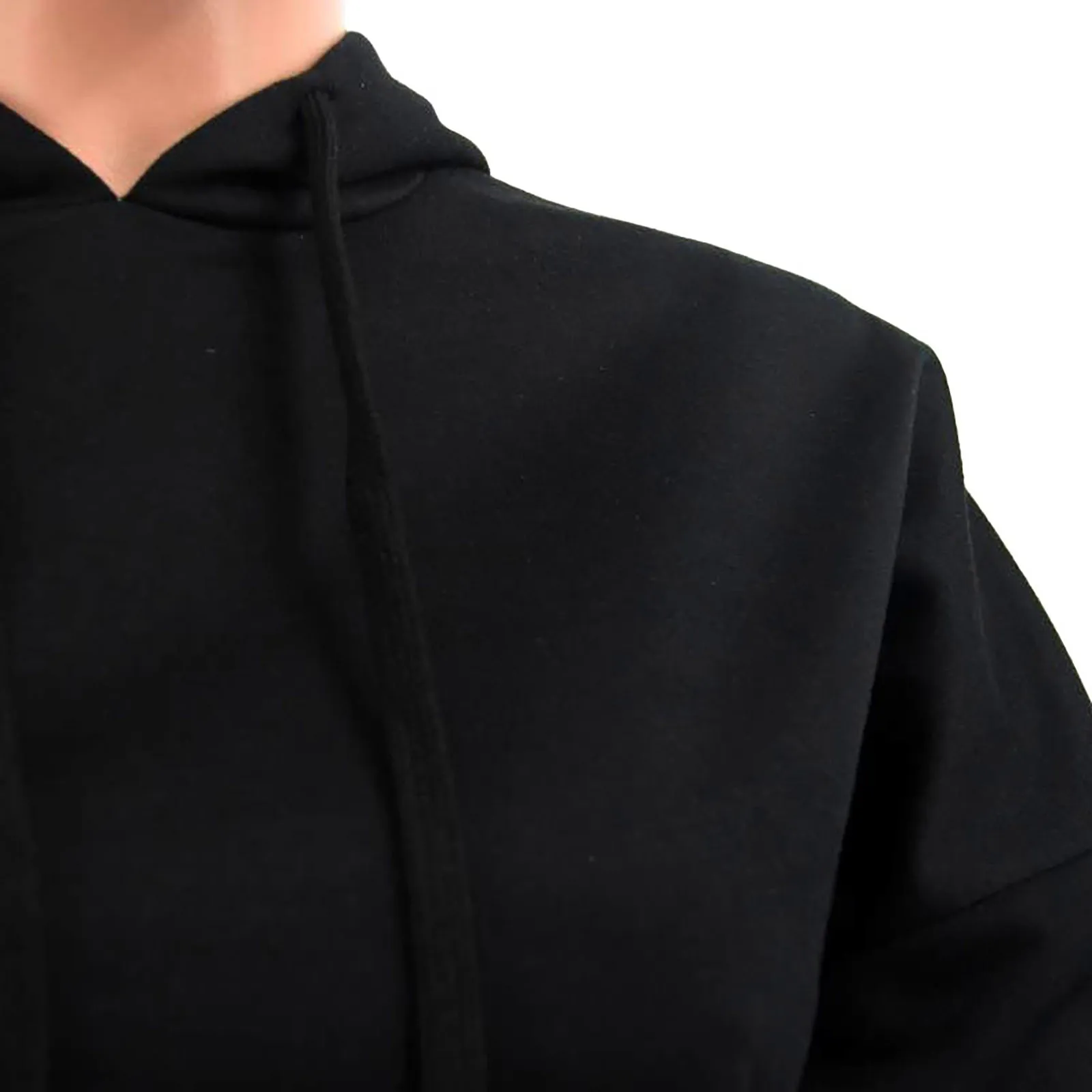 Women's Solid Color Hooded Sportswear Set Casual Homewear Suit Long Sleeve Short Pullover Tops Pants Sports Clothing Tracksuit |