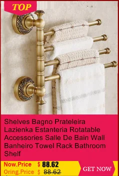 Estante Prateleira Parede Etagere Lazienka Estanteria Rotatable Salle De Bain Wall Shower Accessories Towel Rack Bathroom Shelf
