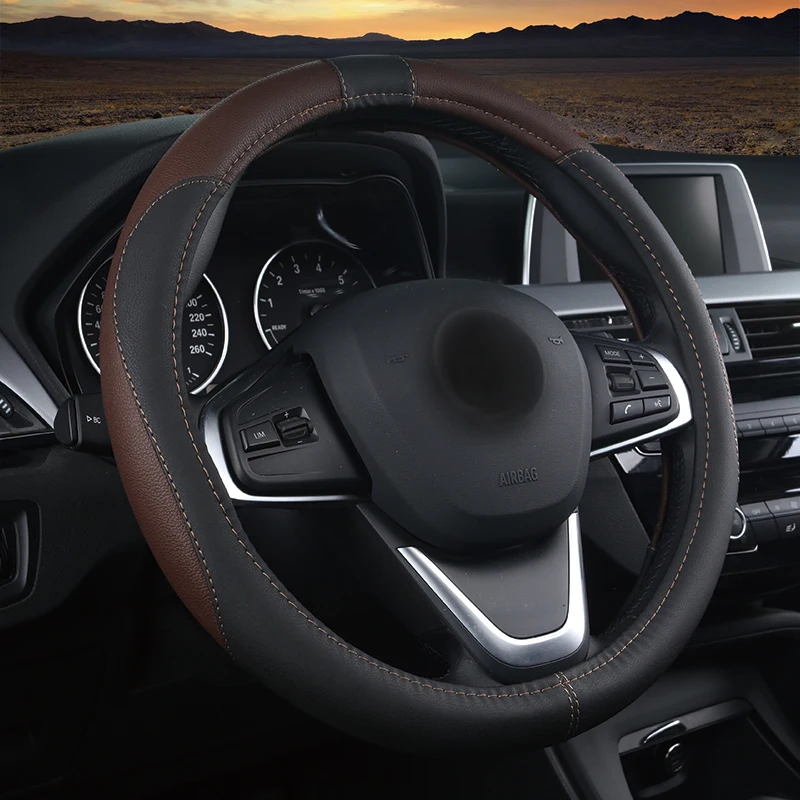 WLMWL кожаный чехол рулевого колеса автомобиля для Lifan все модели 320 330 520 X60 X50 720 620EV 630