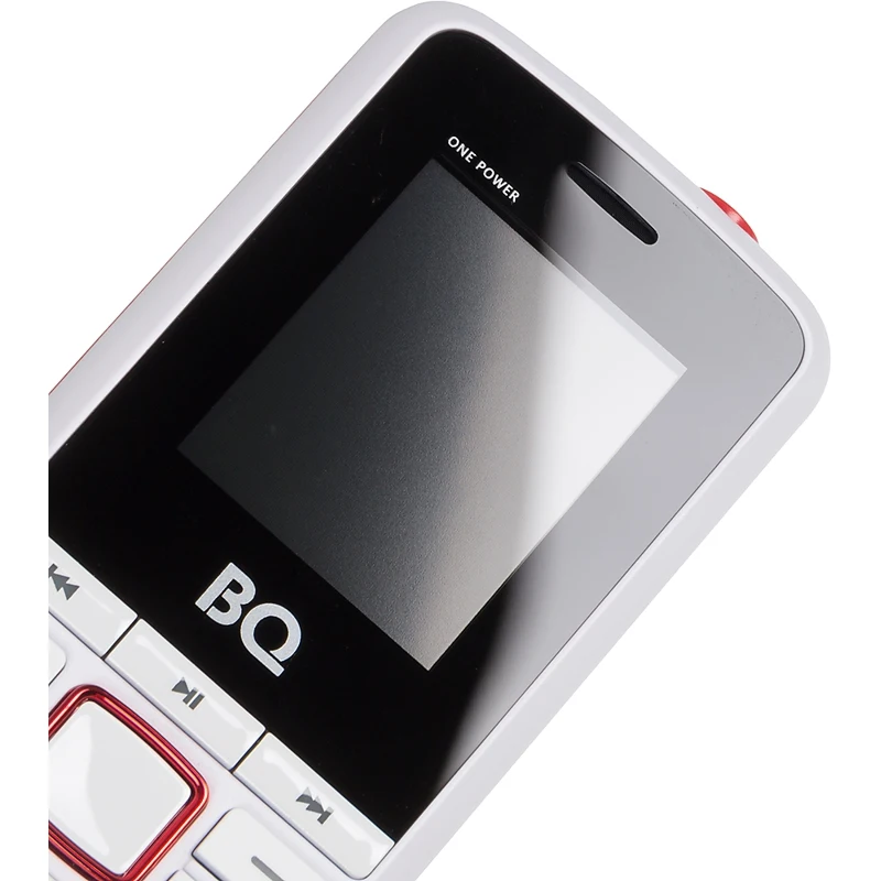 Мобильный телефон BQ One Power 1846 32Mb белый/красный 2Sim 1.77" TN 128x160 0.3Mpix - купить по