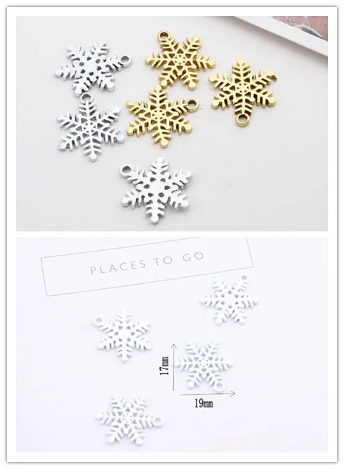 Сплав рождественскую тематику раздел-ювелирные изделия в виде снежинок