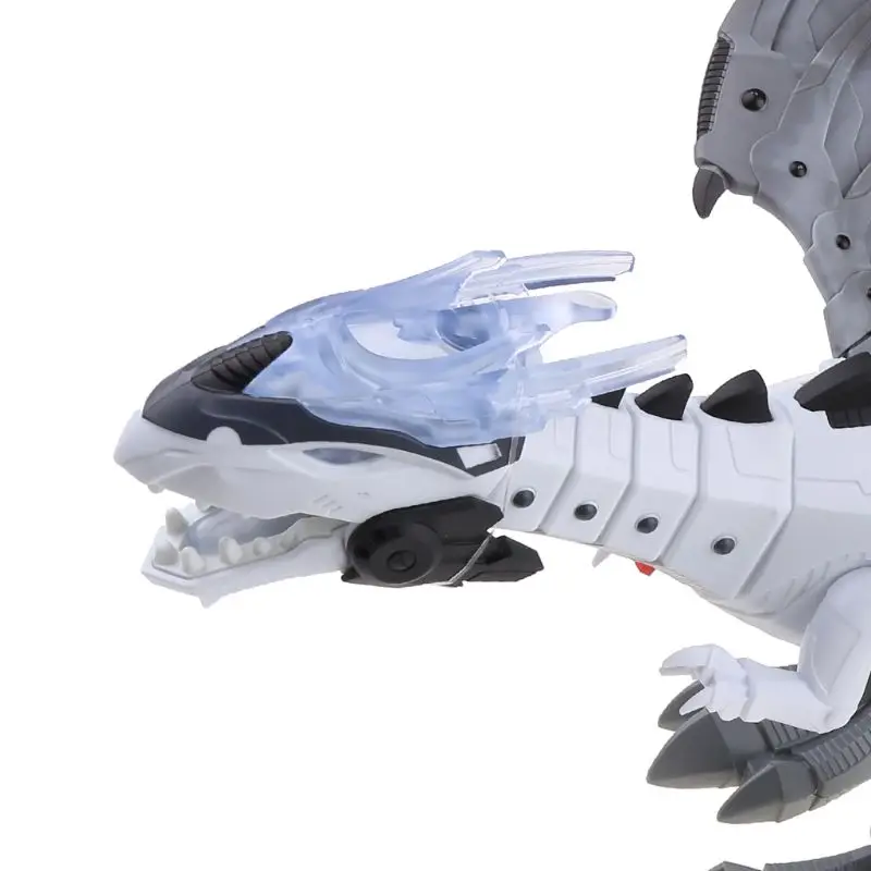 

Amazing Amazing Spray Electric Dinosaur Toy Walking Spray LED Light Up Sound Dinosaur Toy Dinosaur Robot Model Boy Birthday Gift