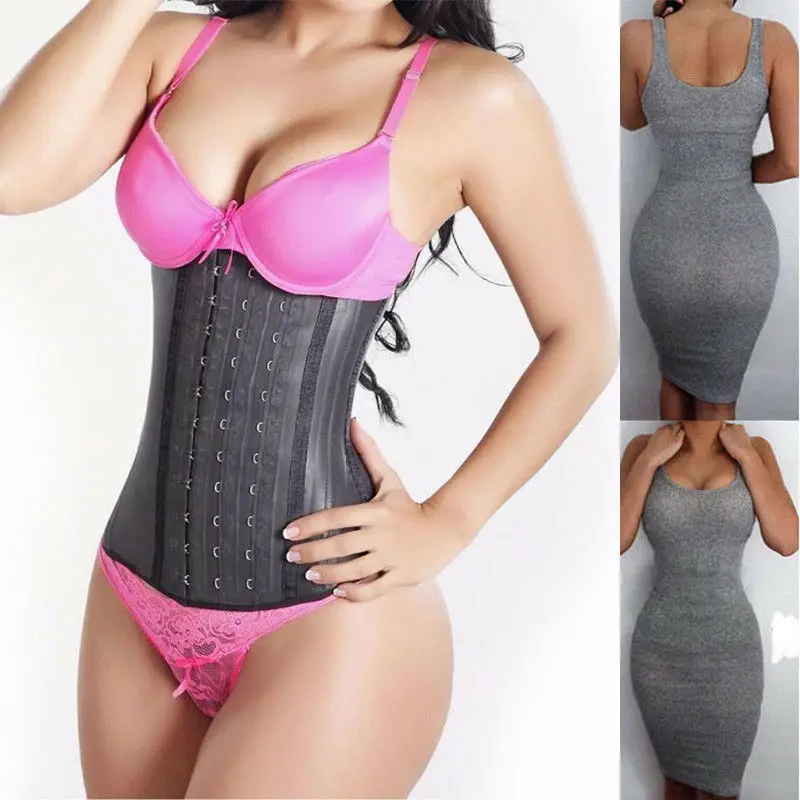 

Latex Waist Trainer Cincher Women Magic Body Shaper Slim Belt Weight Loss Slimming Modeling Strap Shapewear Underbust Corset US