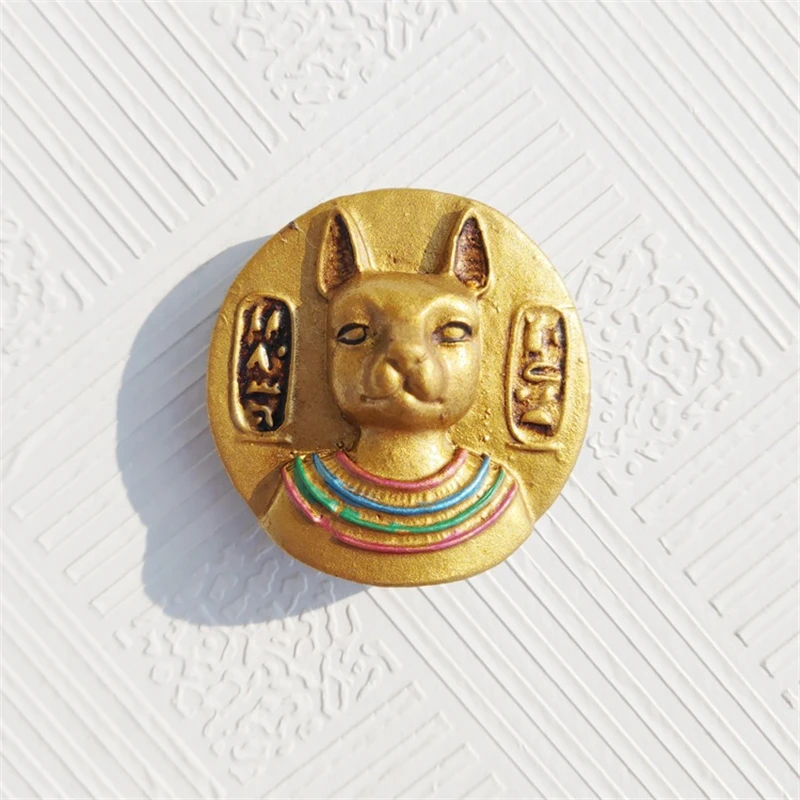 Хит продаж Египет Черный кот анубис миф королева магнит на холодильник