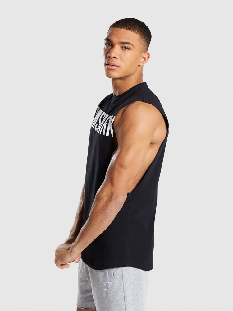 

Men Gym Muscle Sleeveless Shirt Tank Fitness Muscle Summer Sport Vests Men Tank Top Bodybuilding clothing men tops